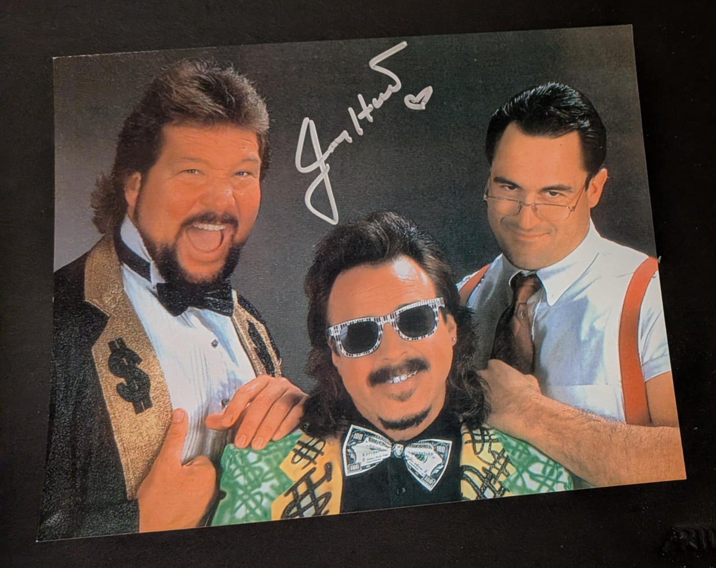 Jimmy Hart Pose 2 Signed Photo COA