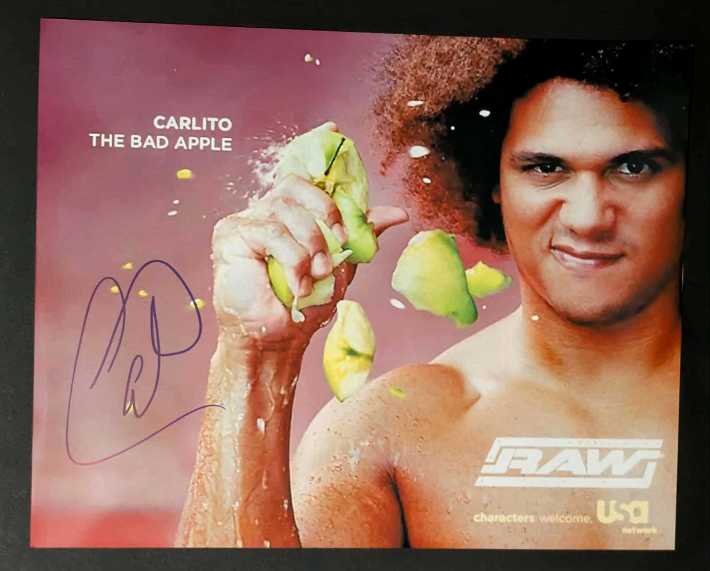 Carlito Pose 2 Signed Photo COA