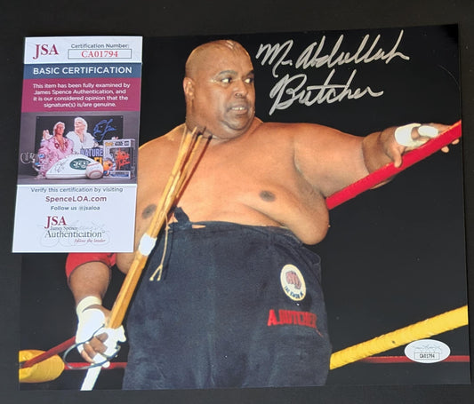 Abdullah The Butcher Signed Photo JSA COA