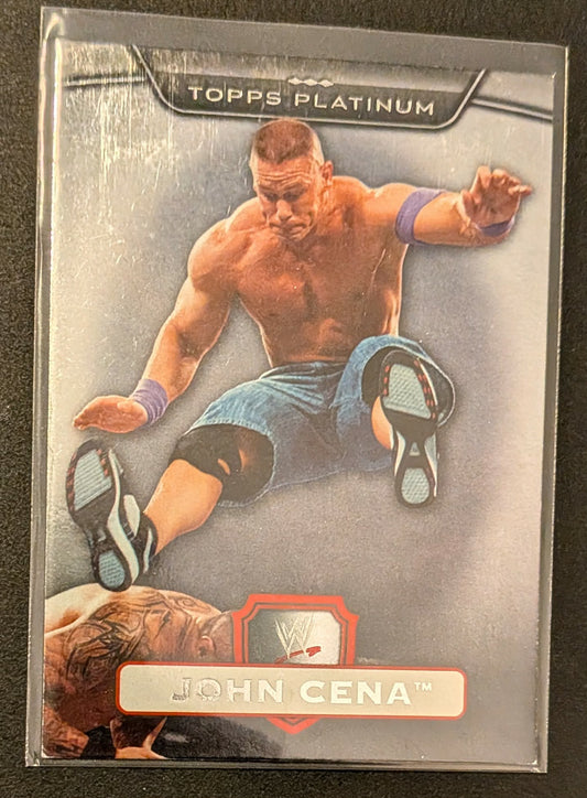 2010 Topps Platinum WWE John Cena #1