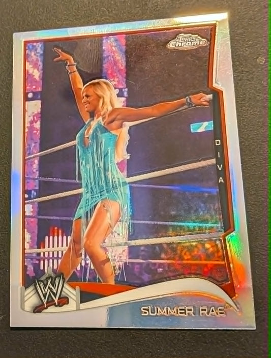 Summer Rae 2014 Topps Chrome Refractor Rookie