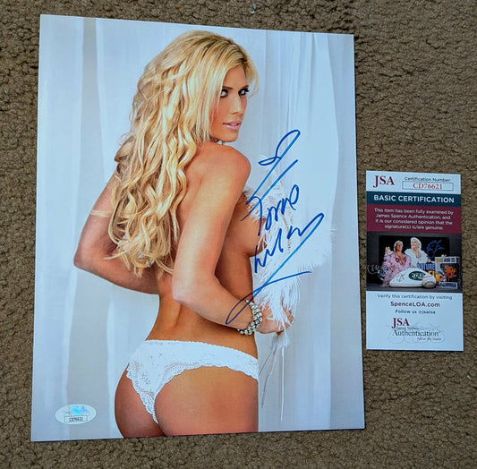 Torrie Wilson Signed 8.5x11 Photo JSA COA