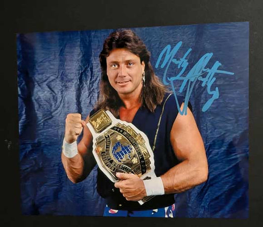 Marty Jannetty (IC Belt) Pose 3 Signed Photo COA