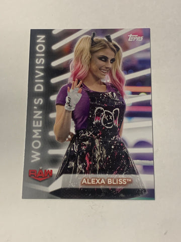 Alexa Bliss 2021 WWE Topps RAW Women’s Division Card