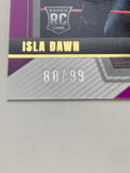 Isla Dawn 2022 WWE NXT Panini Rookie Card Purple Parallel #80/99