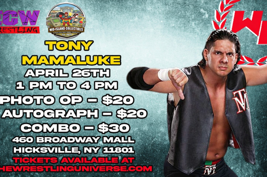 Meet & Greet with Tony Mamaluke  @ Broadway Mall on April 26th from 1-4pm