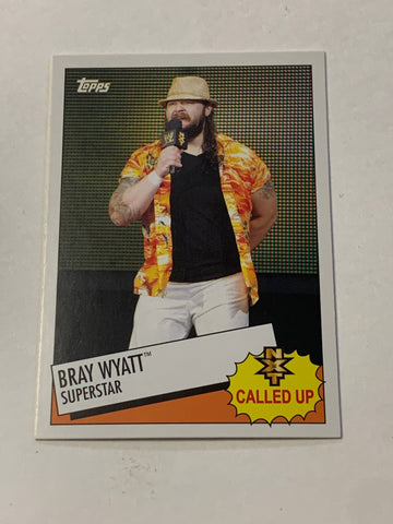 Bray Wyatt 2015 WWE Topps Heritage “Called Up” Insert Card