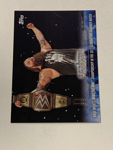 Bray Wyatt 2018 WWE Topps Card with Championship Belt