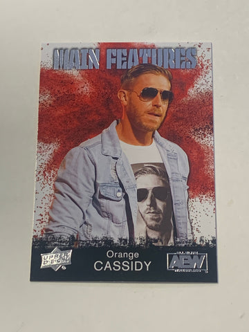 Orange Cassidy 2021 AEW Upper Deck 1st. Edition “Main Features” Insert Card