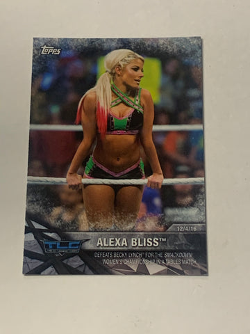 Alexa Bliss 2017 WWE Topps TLC Card