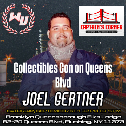 Meet & Greet with ECW’s Joel Gertner at Collectibles Con on 9/6