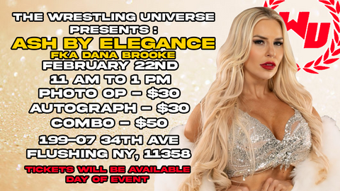 In-Store Meet & Greet with Ash by Elegance fka Dana Brooke on 2/22 from 11am-1pm