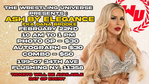 In-Store Meet & Greet with Ash by Elegance fka Dana Brooke on 2/22nd from 10am-1pm