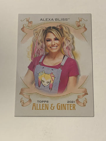 Alexa Bliss 2021 WWE Topps Heritage Allen & Ginter Card