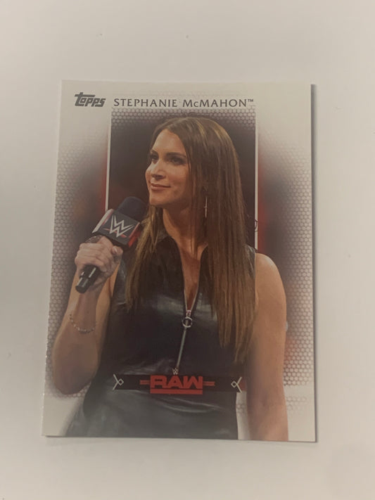 Stephanie McMahon 2017 WWE Topps R-24