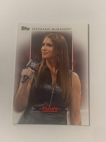 Stephanie McMahon 2017 WWE Topps Card