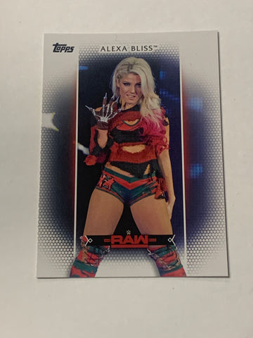 Alexa Bliss 2017 WWE Topps RAW Superstars Card