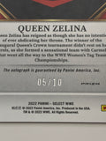 Queen Zelina 2022 WWE Select Gold Autograph Card #5/10 BEAUTIFUL