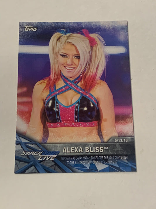 Alexa Bliss 2017 WWE Topps Smackdown Card