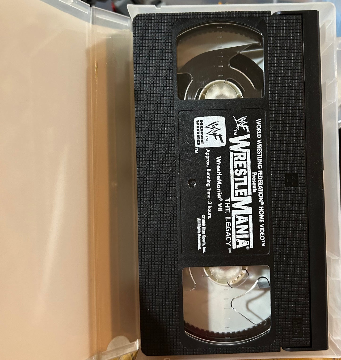 *  WWF WWE ”Wrestlemania 7” Official VHS (Hulk Hogan, Sht Slaughter, The Undertaker & so much more)