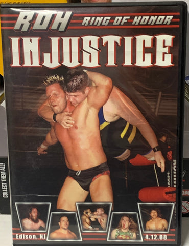 ROH Ring of Honor DVD “Injustice” 4/12/08 (Nigel, Steen, Ibushi, Briscoes)!!!