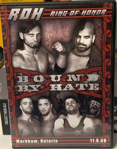 ROH Ring of Honor DVD “Bound By Hate” 11/8/08 (Steen, Genericho, Briscoes)!!!