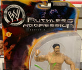 Tajiri SIGNED WWE Jakks Ruthless Aggression Action Figure (Comes w/COA)