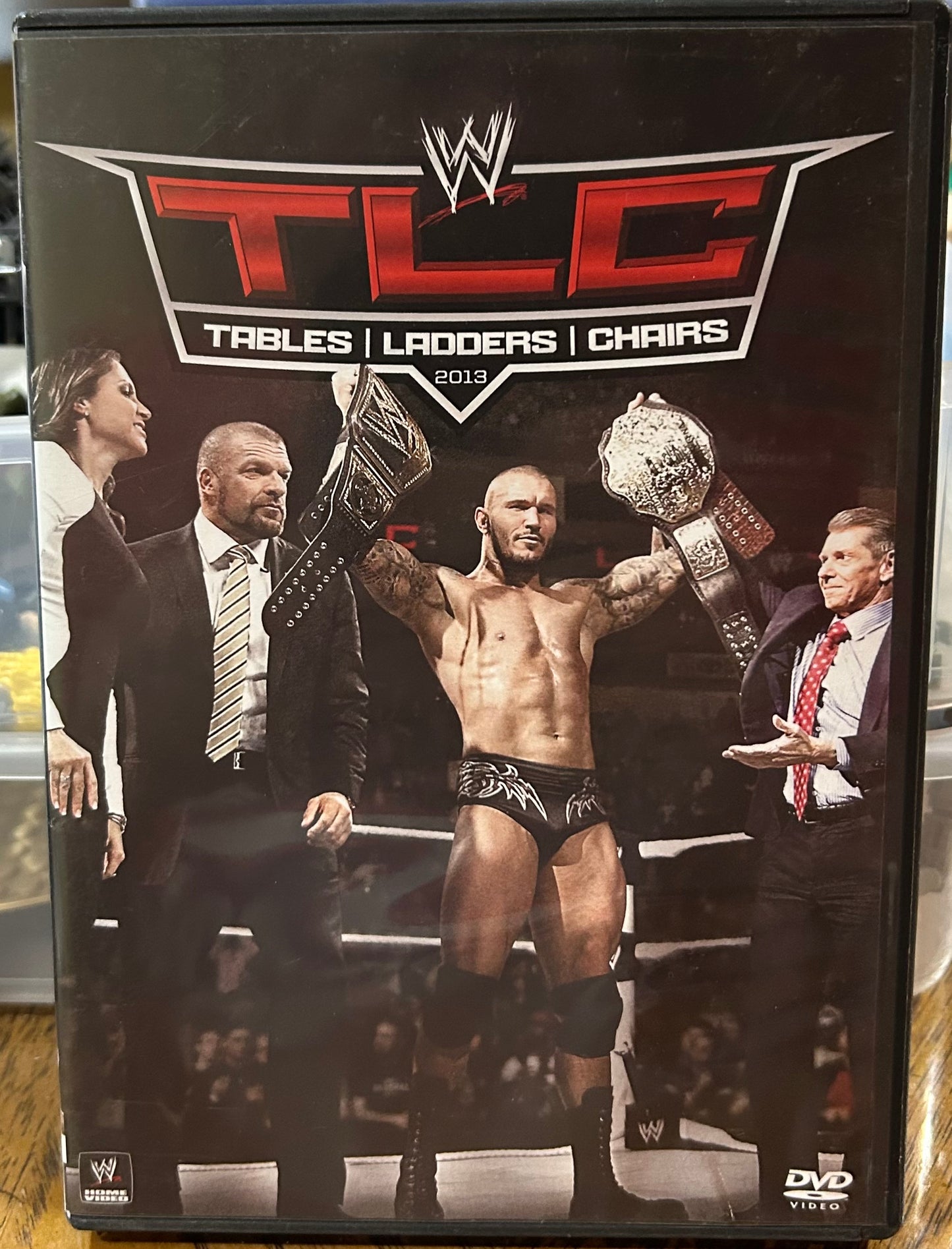 * WWE “TLC Tables, Ladders & Chairs 2013” DVD (Randy Orton, John Cena & much more)
