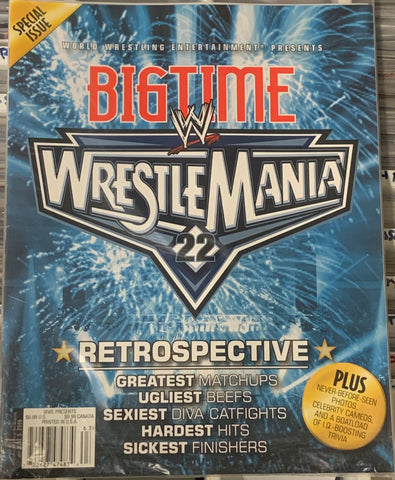 WWE Magazine “Wrestlemania 22” SEALED (Includes Exclusive Poster Inside)