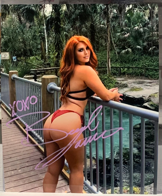 Brandi Lauren Signed 8x10 Color Photo (Comes w/COA)