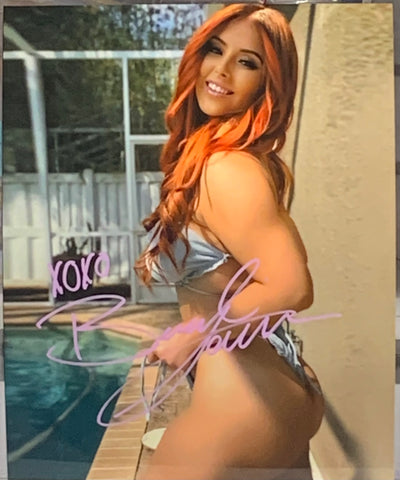 Brandi Lauren Signed 8x10 Color Photo (Comes w/COA)