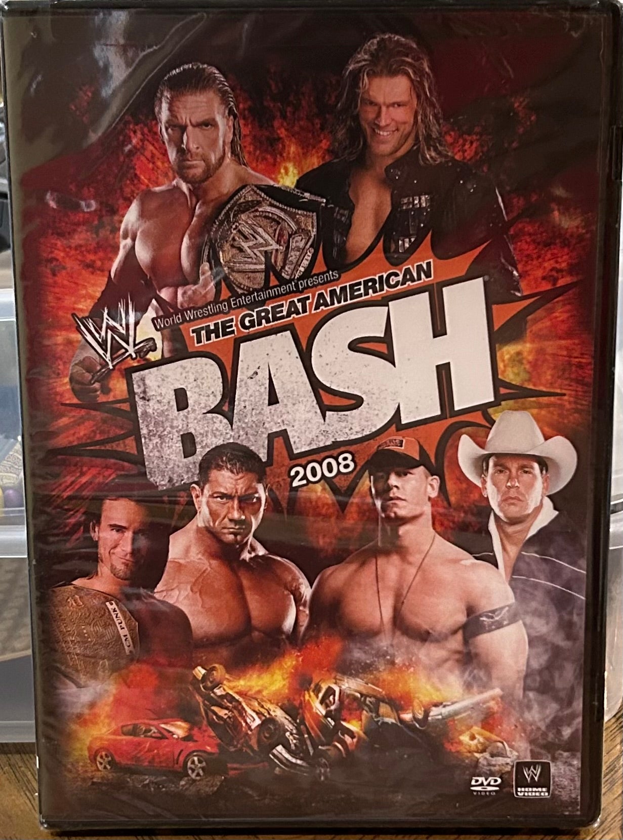 * WWE “The Great American Bash 2008” DVD (Sealed)