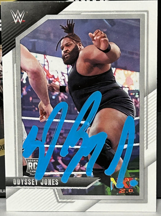 Odyssey Jones 2022 WWE NXT Panini SIGNED Rookie Card (Comes w/COA)