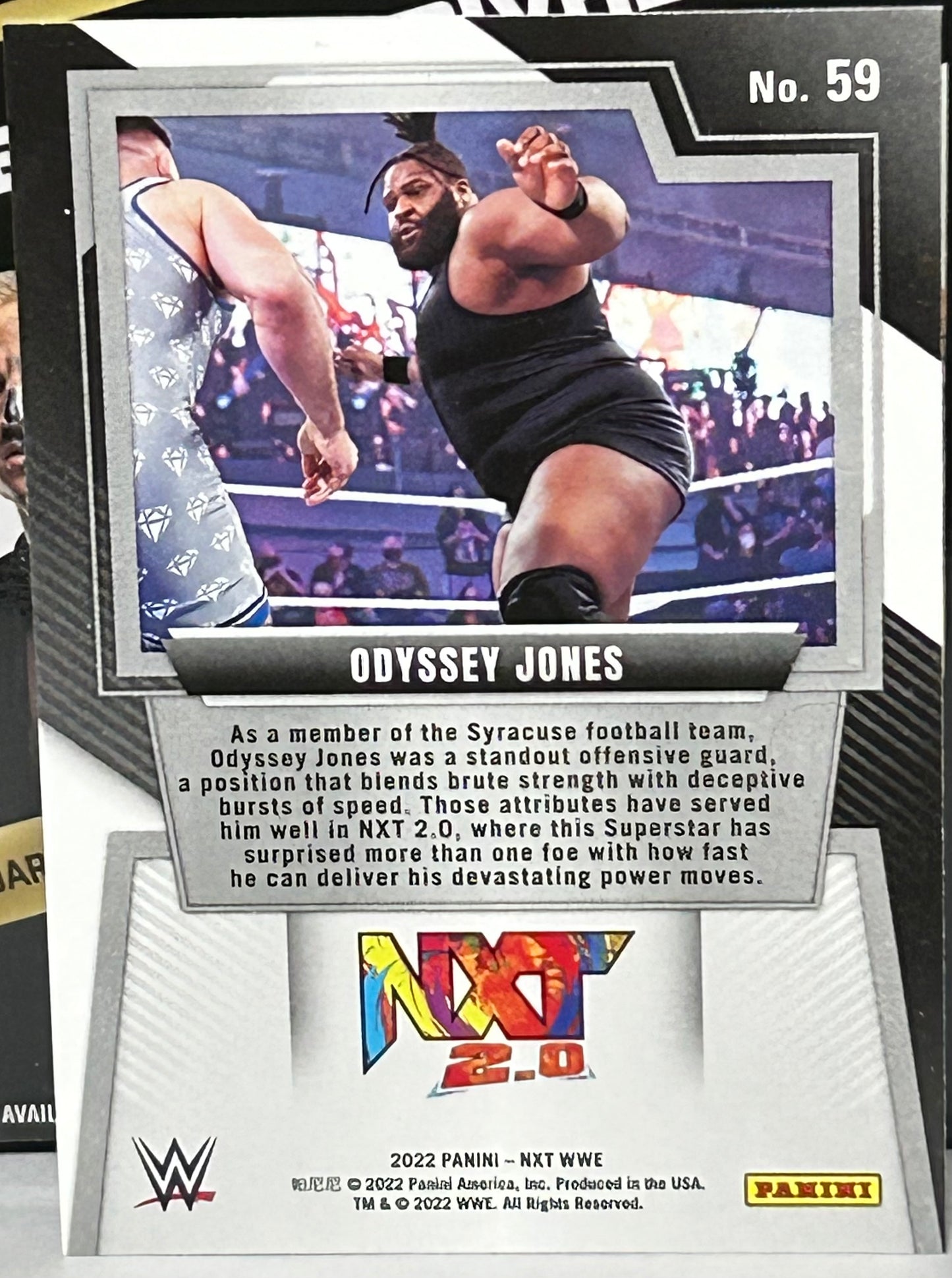 Odyssey Jones 2022 WWE NXT Panini SIGNED Rookie Card (Comes w/COA)