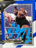 Odyssey Jones 2022 WWE NXT Panini Signed Blue Parallel Rookie Card #74/149 (Comes w/COA)