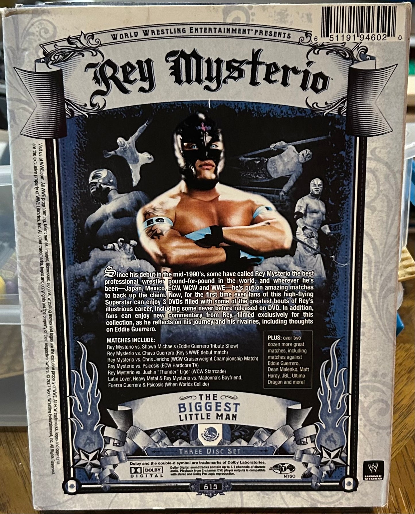 * WWE “Rey Mysterio, The Biggest Little Man” DVD (3-Disc set)