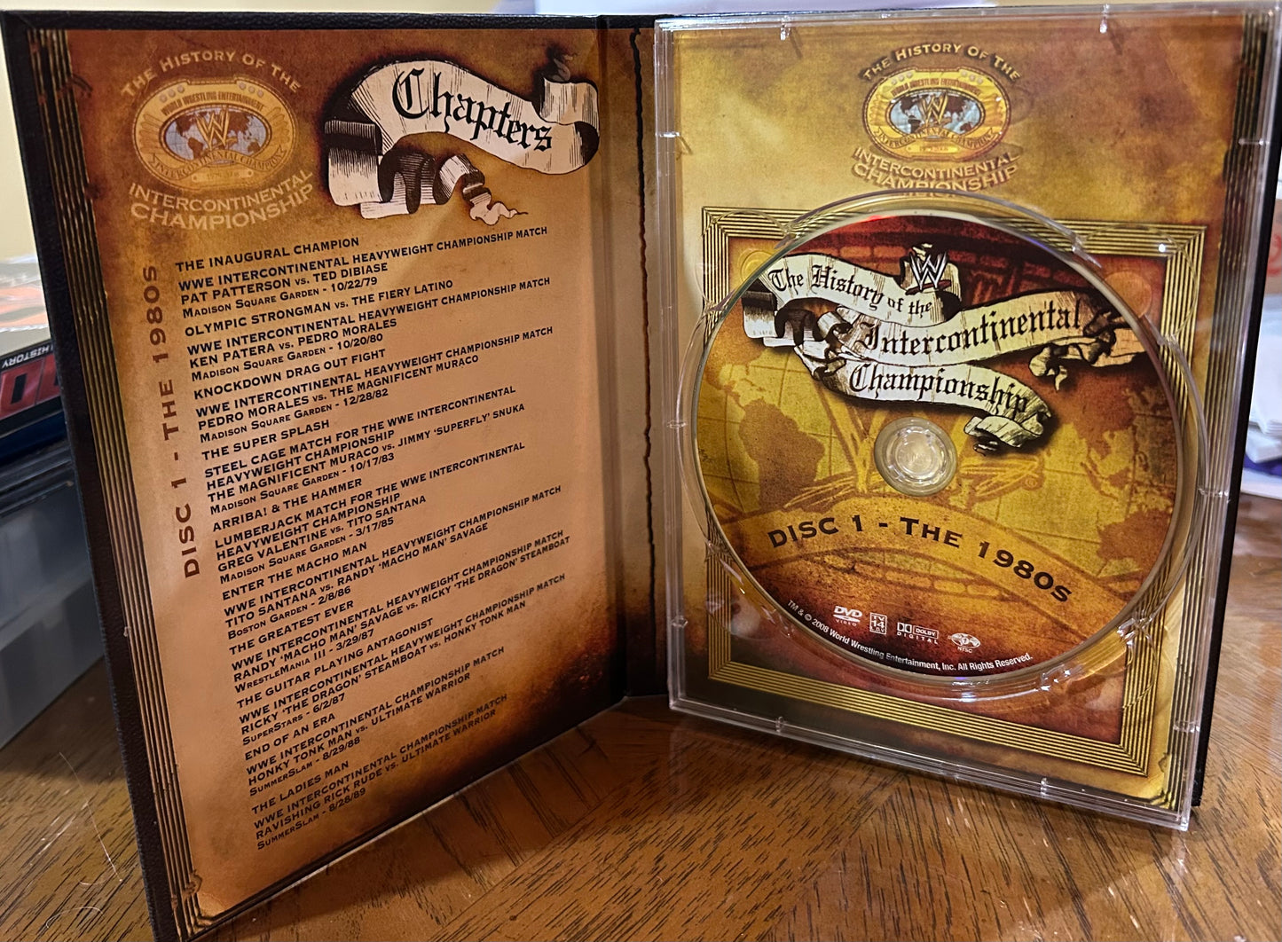 * WWE “The History of the Intercontinental Championship” DVD (3-Disc set) Brand New