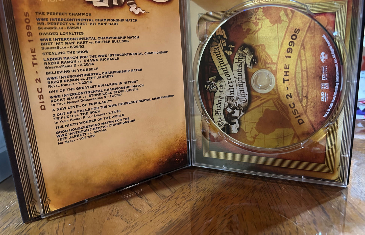 * WWE “The History of the Intercontinental Championship” DVD (3-Disc set) Brand New