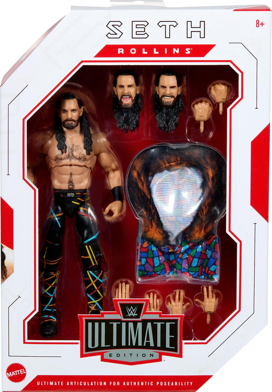 Seth Rollins WWE Mattel Ultimate Edition Elite Action Figure (Sealed, Never Opened)
