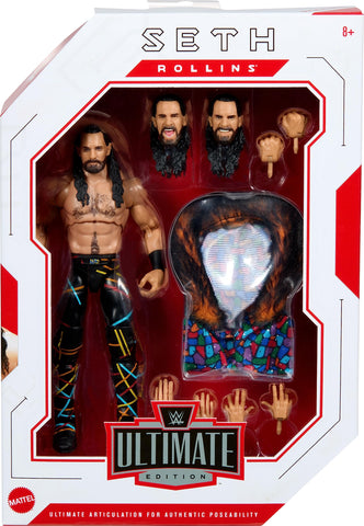 Seth Rollins WWE Mattel Ultimate Edition Elite Action Figure (Sealed, Never Opened)