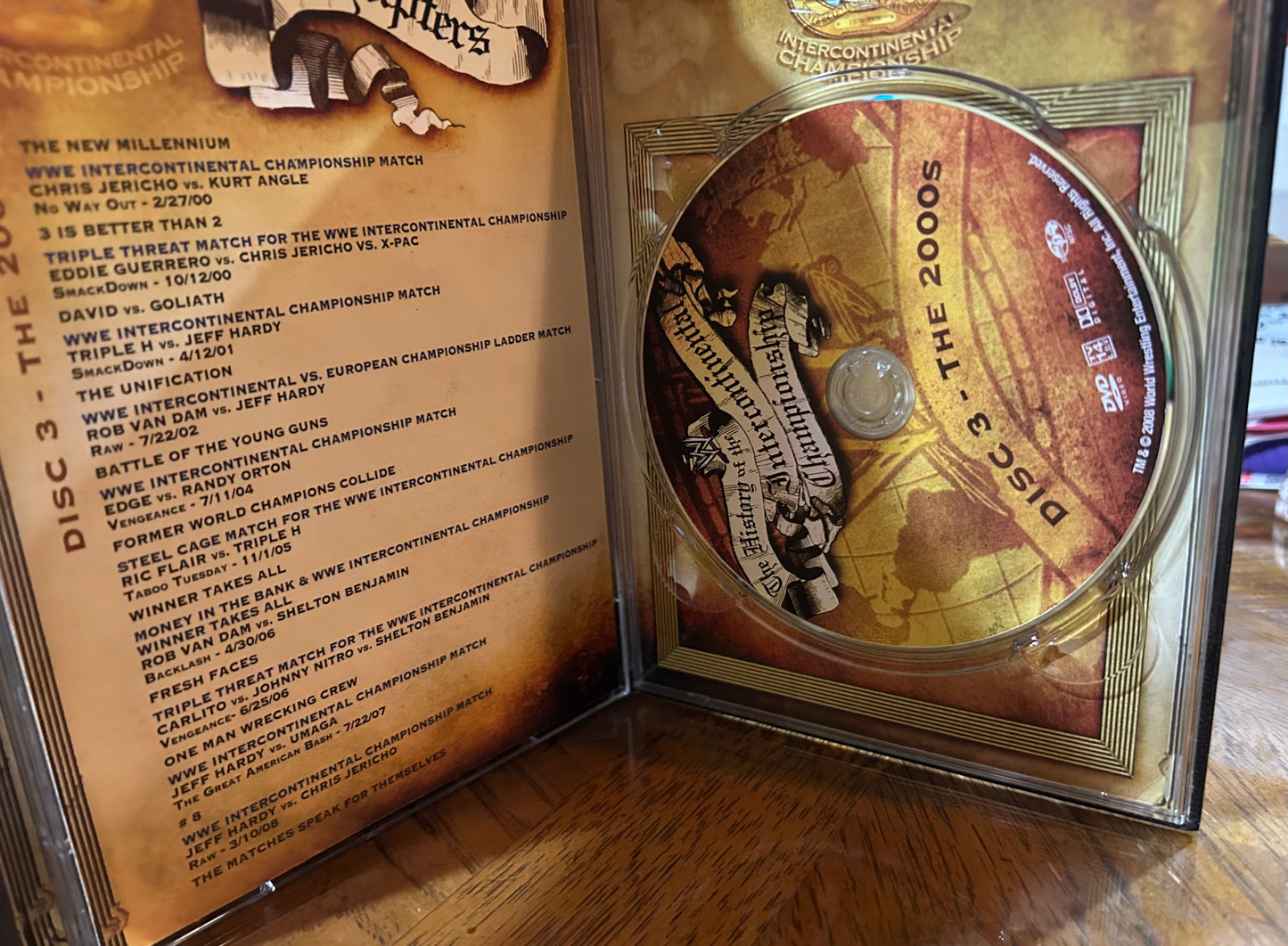 * WWE “The History of the Intercontinental Championship” DVD (3-Disc set) Brand New