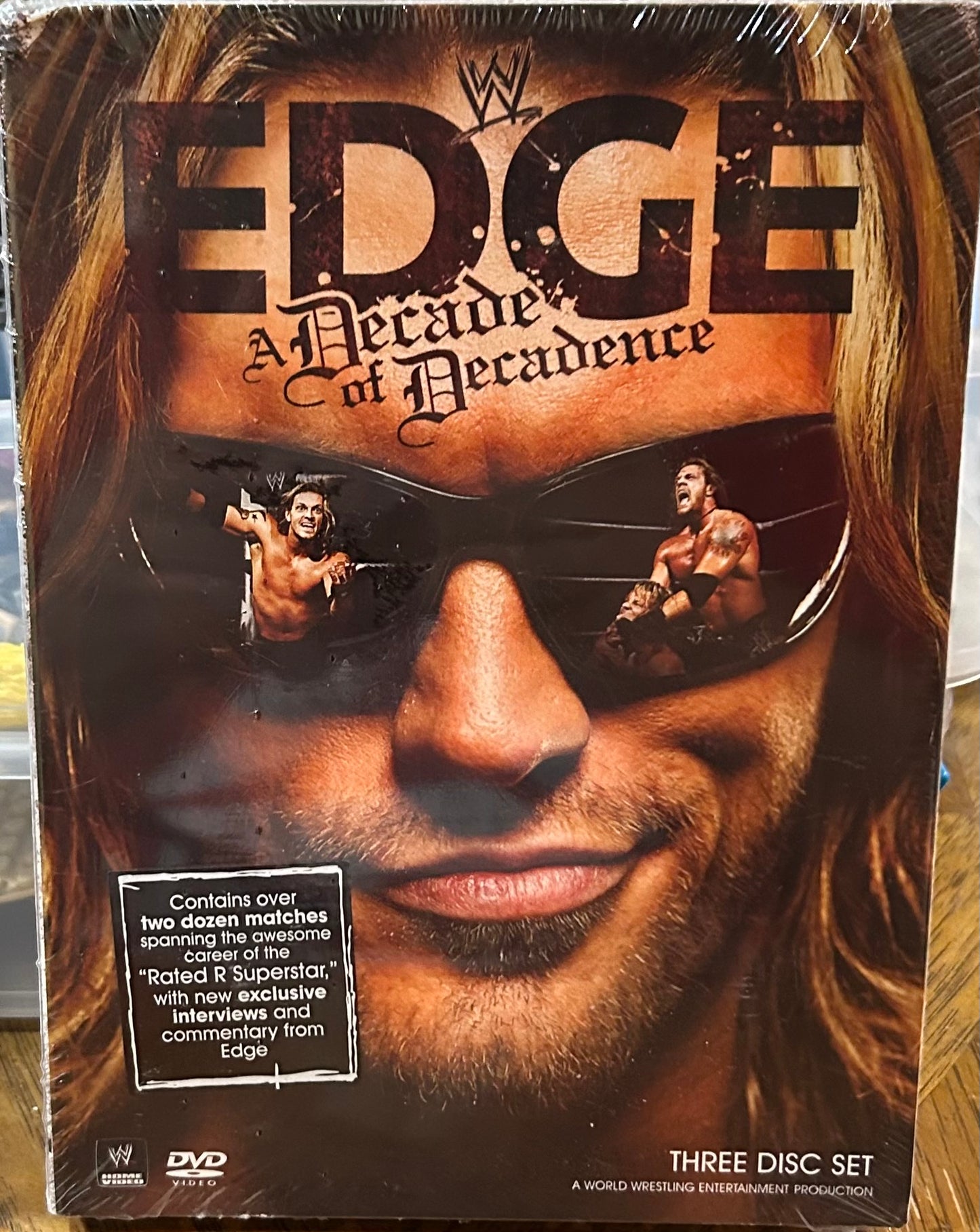 * WWE “Edge, Decade of Decadence” DVD (3- Disc Set) SEALED