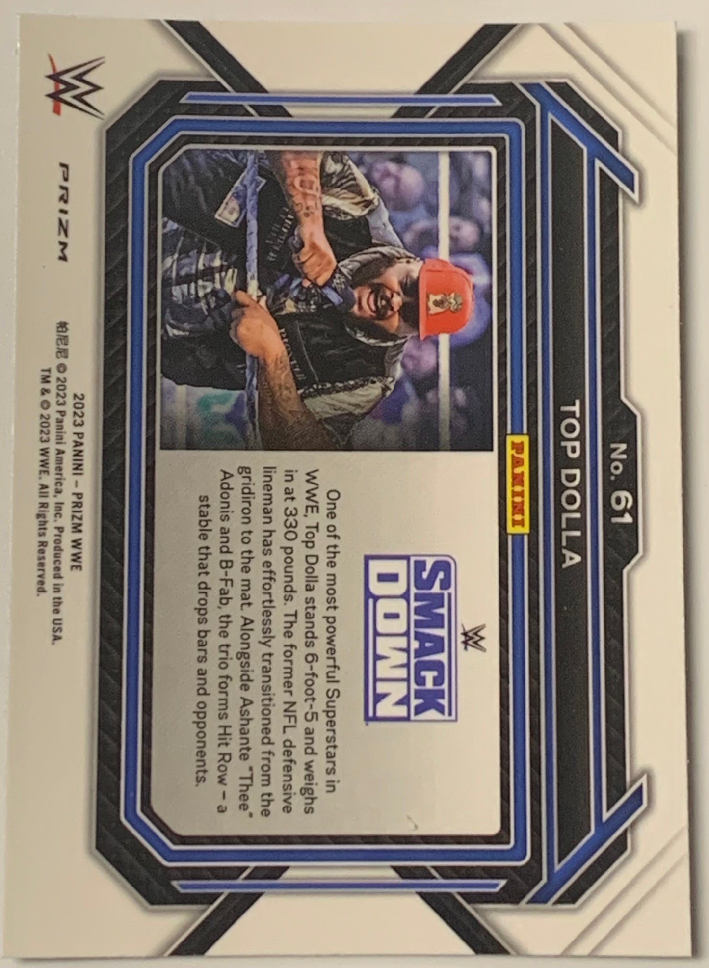 Top Dolla 2023 WWE Panini Prizm GREEN RC