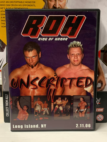 ROH Ring of Honor DVD “Unscripted 2” 2/11/06 Danielson, Wavier, Nigel, Strong)!!!