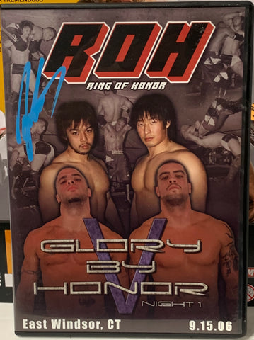 ROH Ring of Honor DVD “Glory By Honor, Night 1” 9/15/06 SIGNED BY KENTA!!!