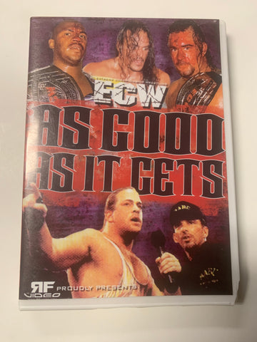 ECW DVD As Good As It Gets (2 Disc Set) Dudley Boyz Bigelow Sabu