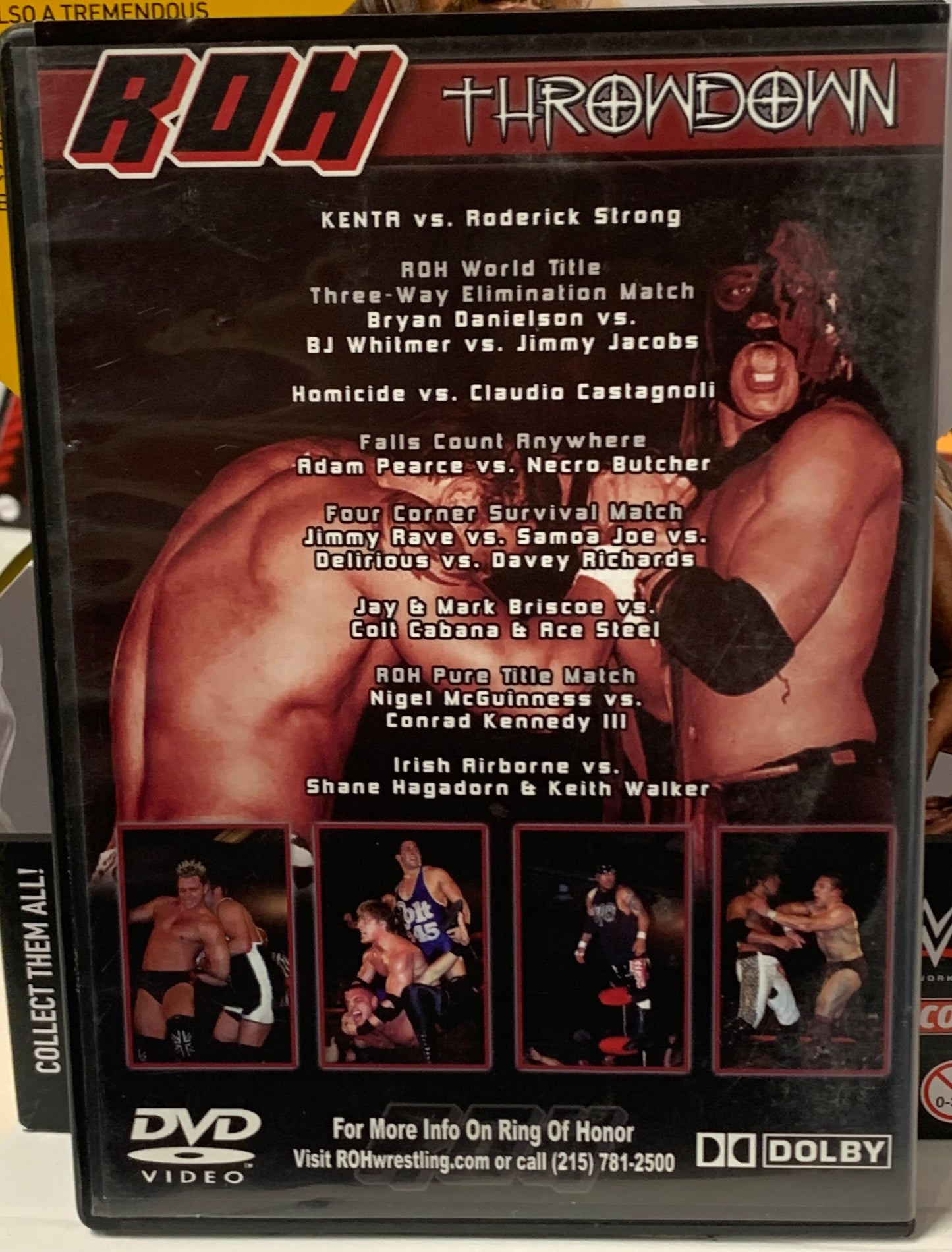 ROH Ring of Honor DVD “Throwdown” 6/23/06 SIGNED BY KENTA