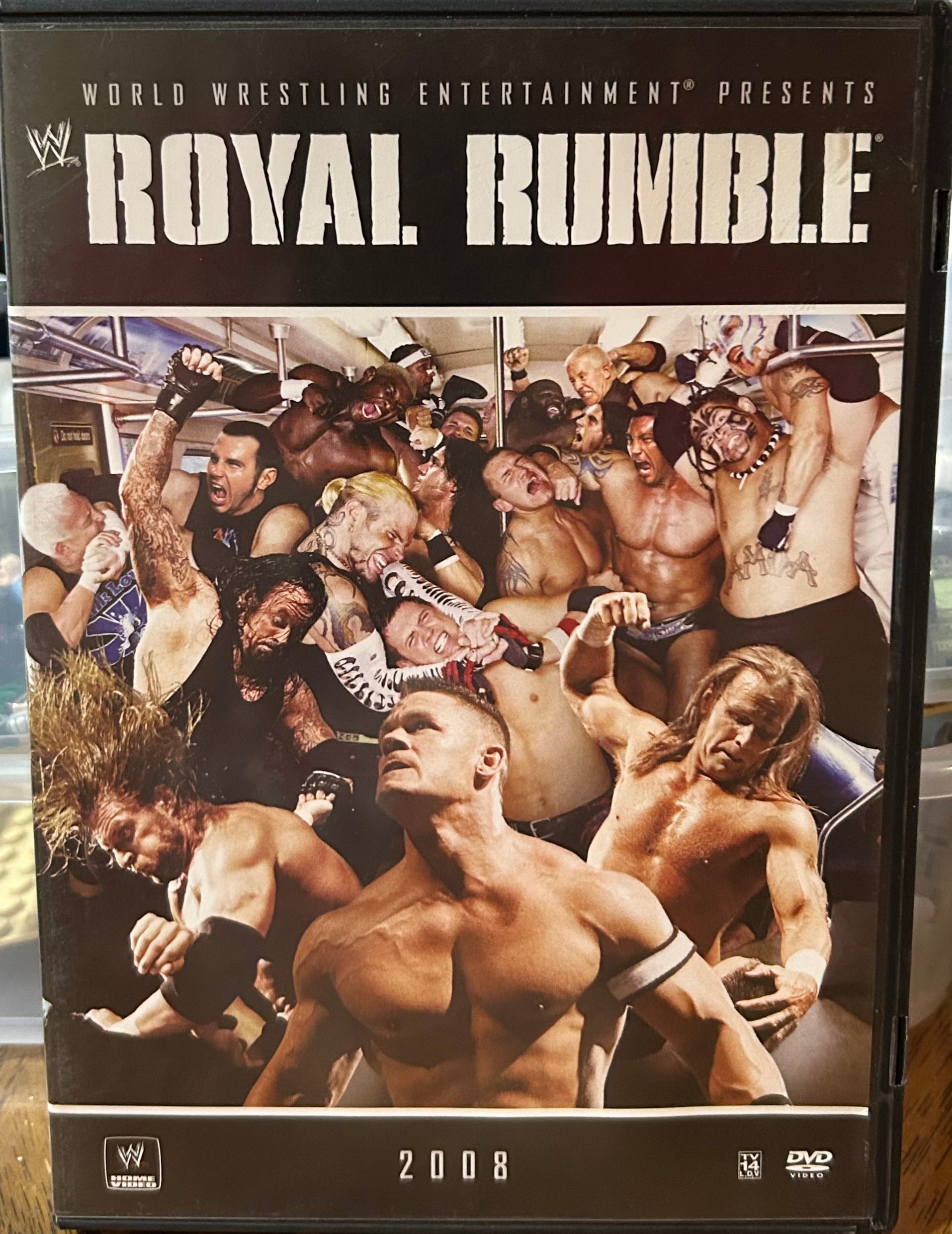 WWE “Royal Rumble 2008” DVD (Jeff Hardy, Ric Flair, Orton) – The