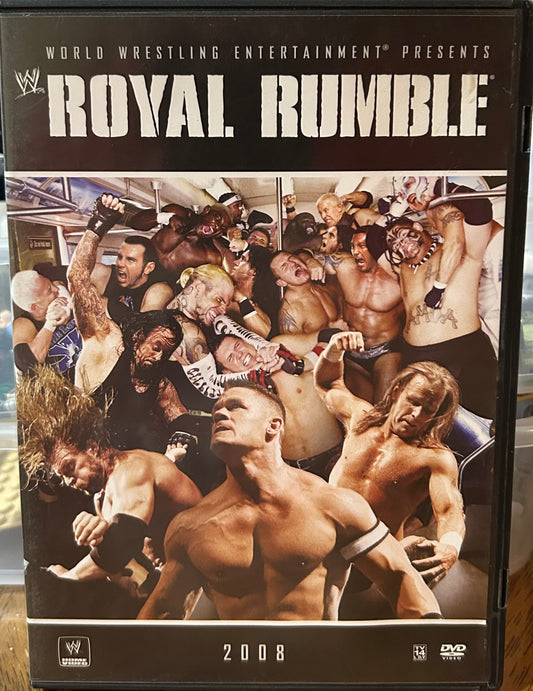 * WWE “Royal Rumble 2008” DVD (Jeff Hardy, Ric Flair, Orton & so much more)