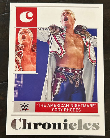 Cody Rhodes 2022 WWE Panini Chronicles Card